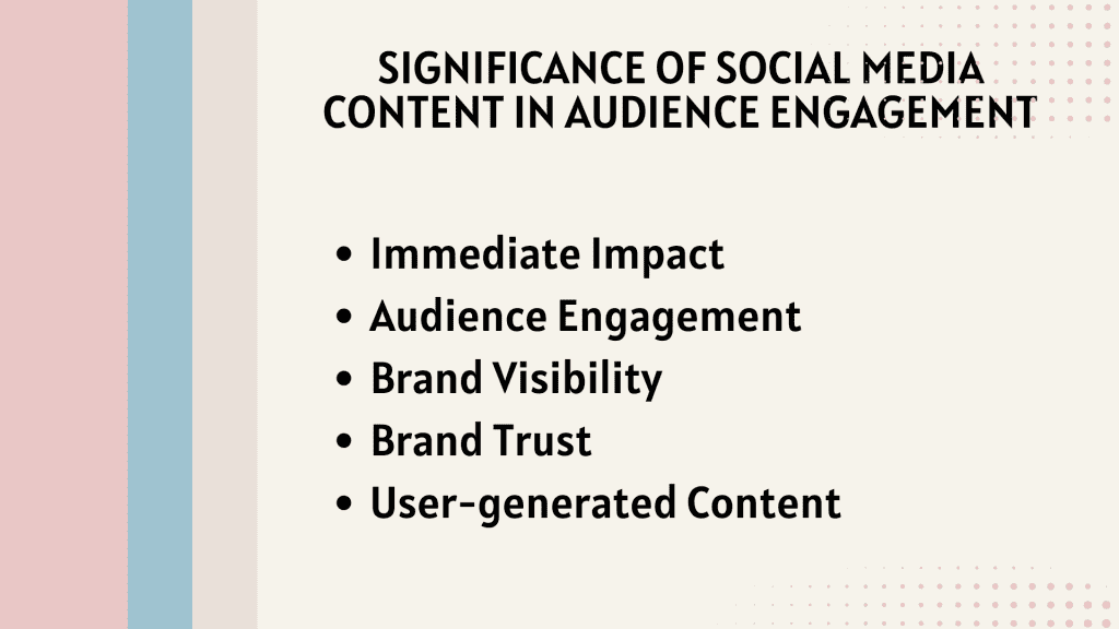 Content for social media marketing