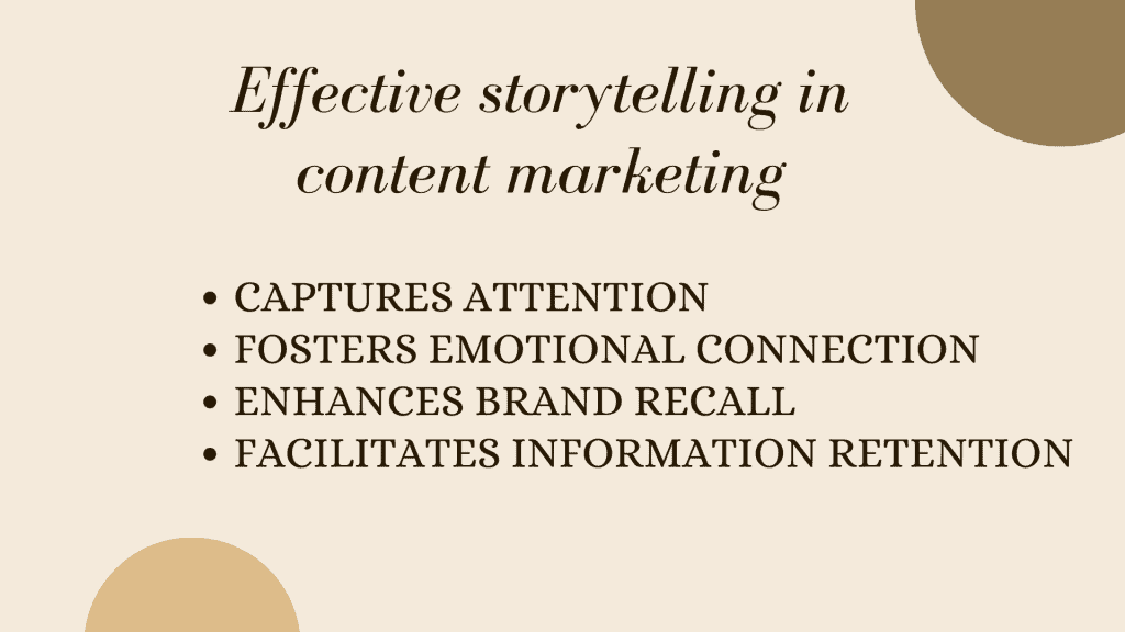 Content marketing and storytelling trends
