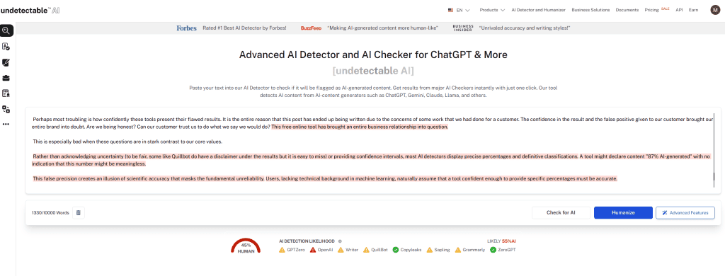 Do AI Detectors Work? We're not sure they do
