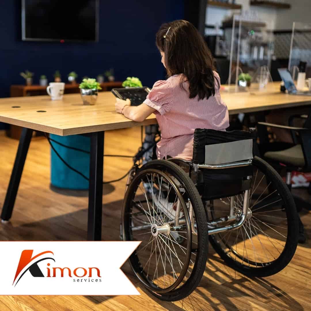disabled confident employer kimon services uk